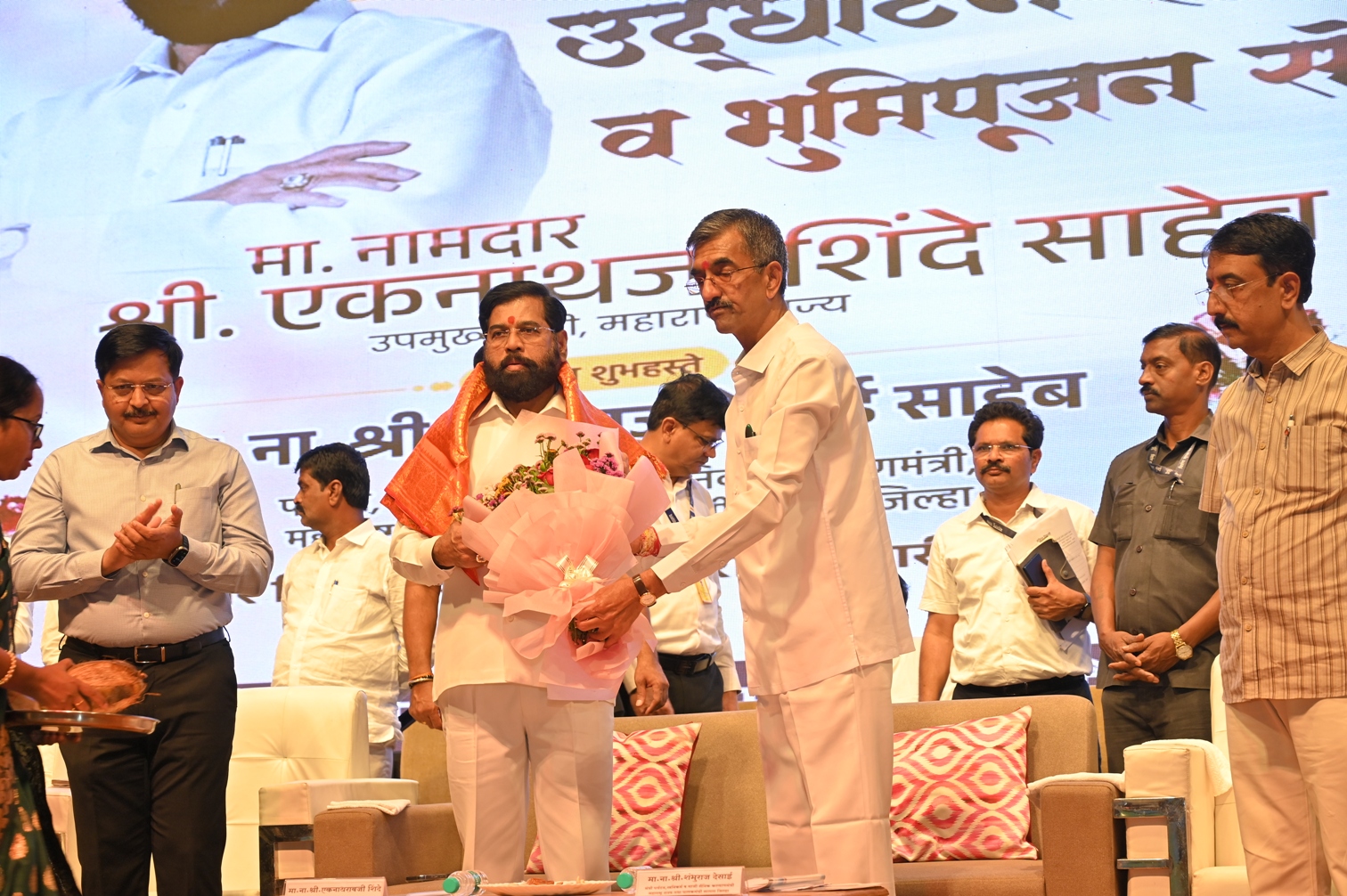 Visit of Hon. Deputy Chief Minister to Loknete Balasaheb Desai Centenary Memorial